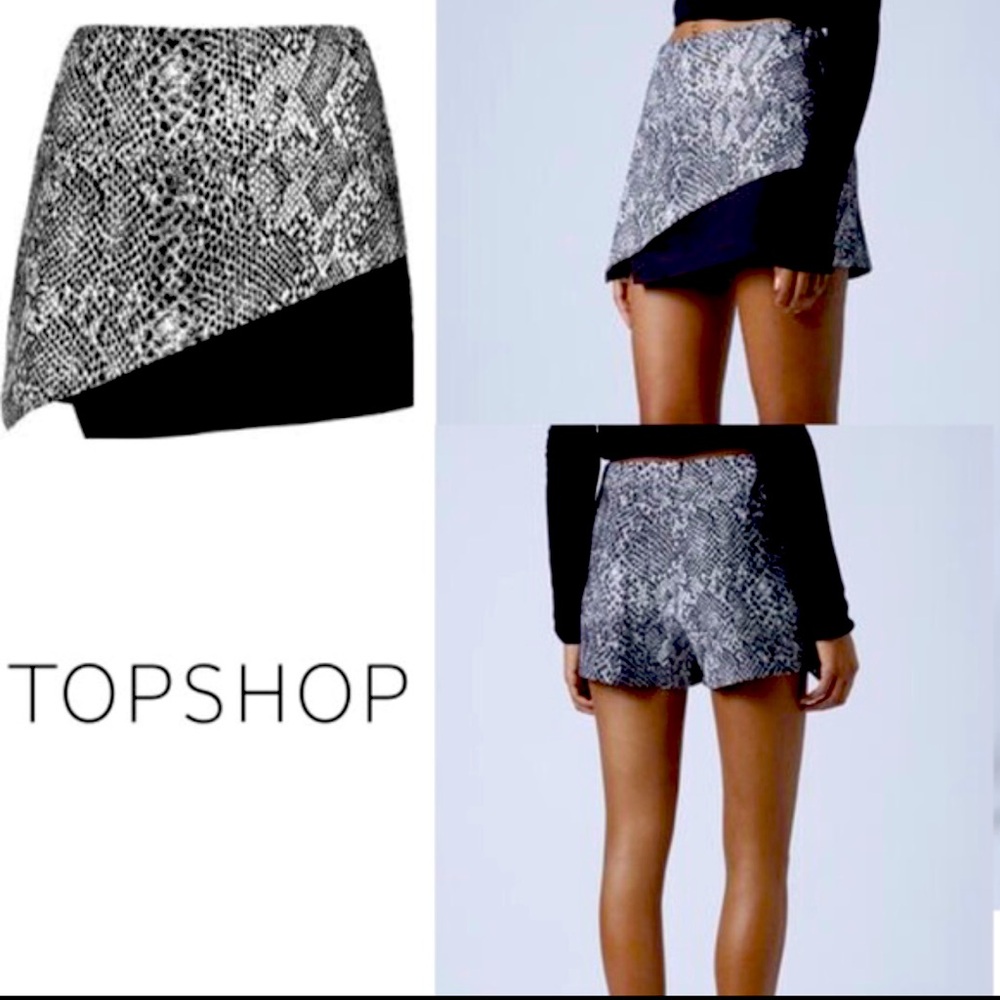 Asymmetrical Topshop Skort